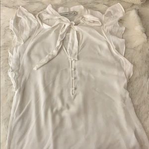 Abercrombie & Fitch Tops - Short Sleeve tie blouse Abercrombie & Fitch Tops - Short Sleeve tie blouse